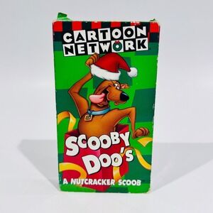 Vintage Cartoon Network Scooby Doo's A Nutcracker Scoob VHS‎ 1997 Christmas